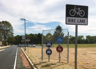 Bike Lane Bensalem High School Barry Isett