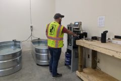 New Materials Testing Laboratory Barry Isett Training