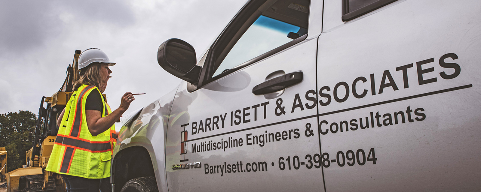 Barry Isett & Associates Multidiscipline Engineers & Consultants Truck