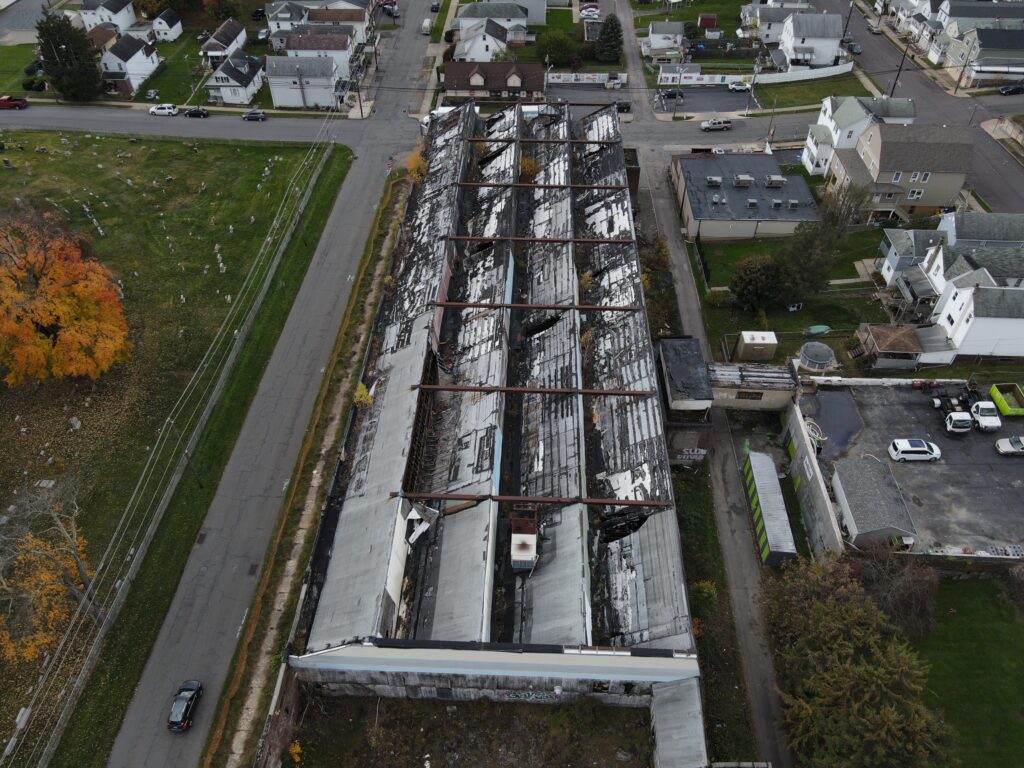 Nanticoke Silk Mill Demolition